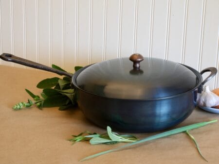 Carbon Steel Chef's Pan with Lid