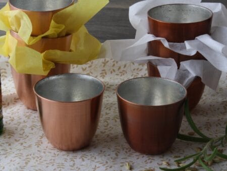 Copper Sake Cups